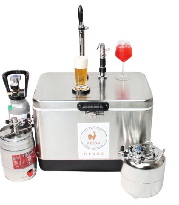 Glacia: Set für die Ausgabe von Kaltgetränken (Vorderansicht)