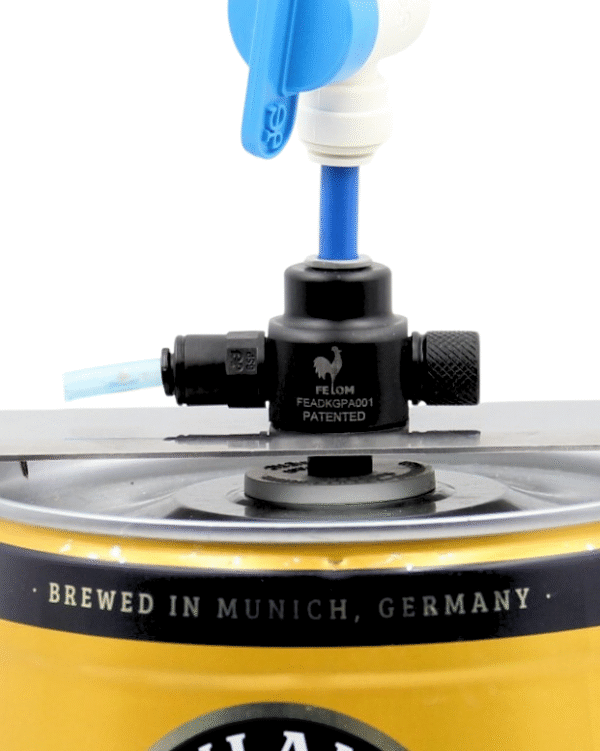Reparty adapter for beverage dispensing system - detail