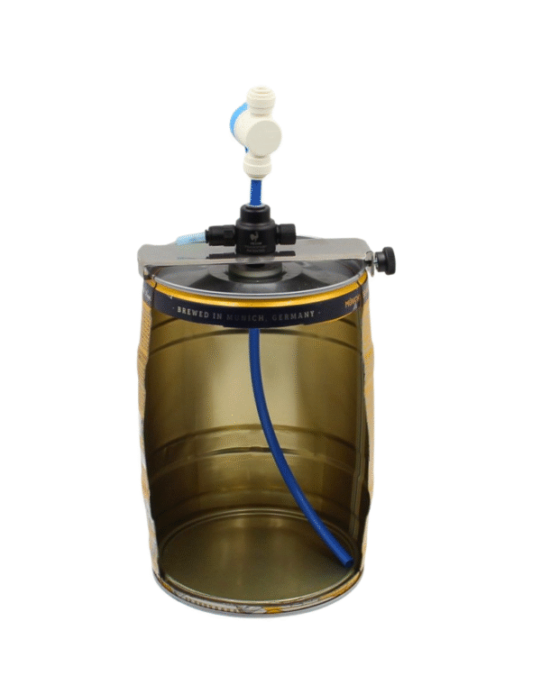 Reparty adapter for beverage dispensing system - internal view