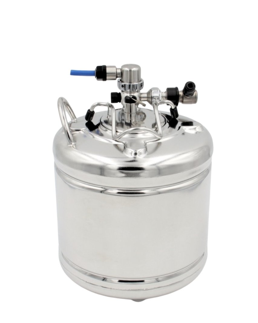 5-Liter-Edelstahlfass