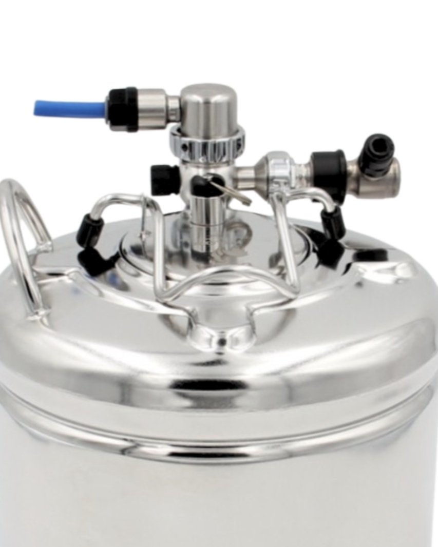 5-Liter-Edelstahlfass