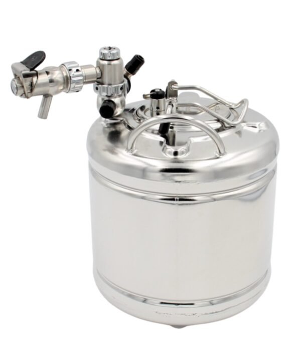 FUSTINO INOX 5L CON RUBINETTO INOX COLIBRI DRINK