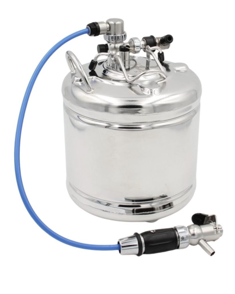 5L STAINLESS STEEL KEG WITH DRINKGUN - SELF-SERVING - MIXOLOGY